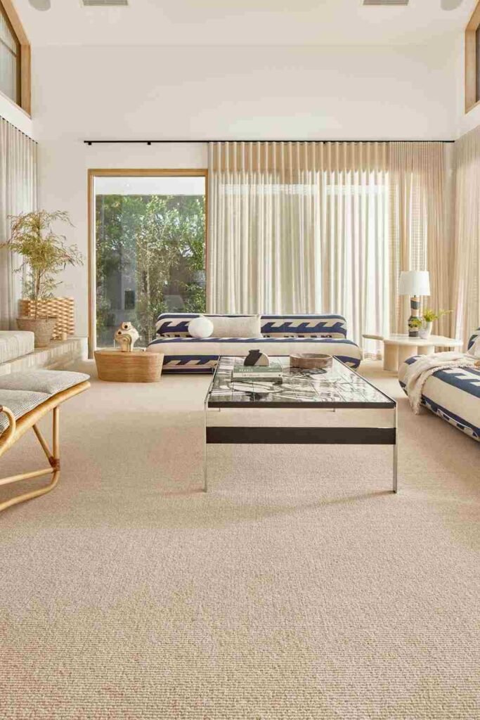living room wall to wall carpets