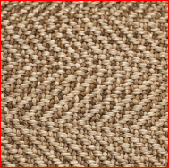 sisal basketweave carpet sample